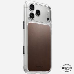 Nomad Leather Case (Horween) for iPhone 18 Pro Max/17 Pro Max Clear Rustic Brown