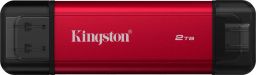 Kingston 2TB USB3.2 Dual Portable SSD Red