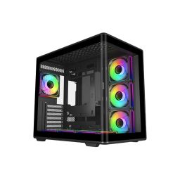 Cooler Master Elite 600 Tempered Glass Black