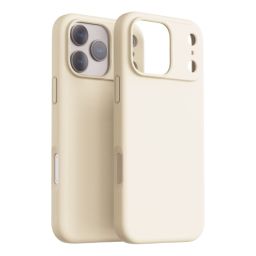 Dviced Silicone MagSafe case for iPhone 17 Pro Beige