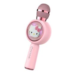 OTL Technologies HK1210 Hello Kitty PopSing LED Karaoke Microphone Pinlk