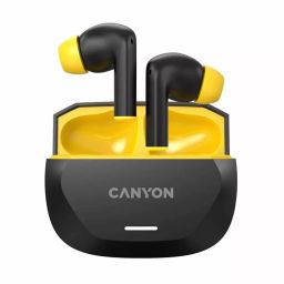 Canyon Hexagon 7 TWS Bluetooth Headset Black/Yellow