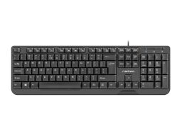 NATEC TROUT US LAYOUT SLIM FEKETE BILLENTYŰZET