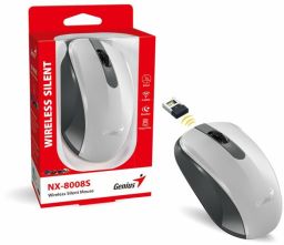 Genius NX-8008S Wireless mouse White/Grey