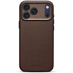 Decoded Leather Backcover for iPhone 17 Pro Chocolate Brown