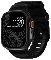 Nomad Rocky Point Band for AW 46mm/49mm Carbon Black/Black