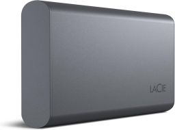 LaCie 500GB USB Type-C Mobile Secure SSD Space Gray