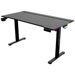 The G-Lab K-Desk Platinum RGB Gaming Desk Black