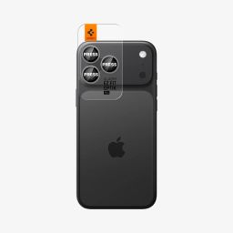 Spigen Glass tR EZ Fit Optik Pro for iPhone 17/16/15/14 Pro / 17/16/15/14 Pro Max 2 Pack Gray