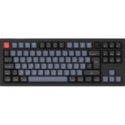 Keychron V3 Max Bluetooth / vezeték nélküli magyar Gateron Jupiter Brown mechanikus billentyűzet fekete-kék