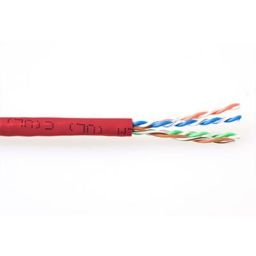 ACT CAT6A U-UTP Installation cable 305m Red