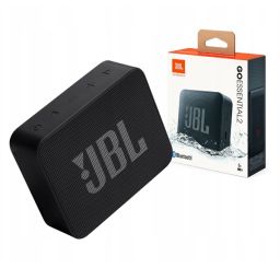 JBL Go Essential 2 horozható bluetooth hangszóró, IP 67, por és vízálló, 5 óra üzemidő, Pro Sound hangzás, Fekete