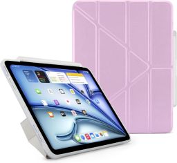 Pipetto Origami No3 Pencil Case for iPad Air 13 (M3/M2) Metallic Purple