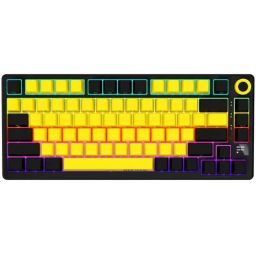 LORGAR KBP7075W Wireless Bluetooth Gaming Keyboard Black/Yellow US