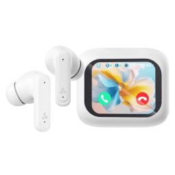 SBOX EB-TWS08 Bluetooth Earphones with ANC Touch Display White
