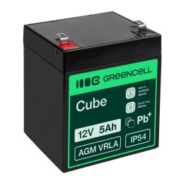Green Cell AGM27 UPS akkumulátor Zárt savas ólom (VRLA) 12 V 5 Ah