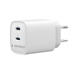 Gembird 2-port 45W USB fast charger White