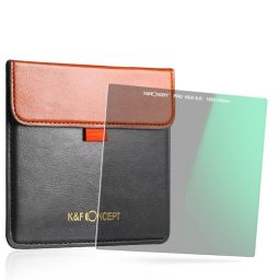 K&F Concept 100*100*2 mm, Nano-X négyzet alakú lapszűrő, ND4, vízálló, karcálló, zöld bevonatú + tok