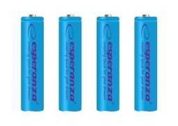 Esperanza 1000mAh AAA Ni-MH akkumulátor 4db/csomag Blue