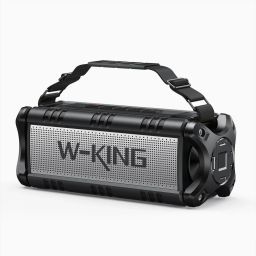 W-King D8 Bluetooth Speaker Black/Silver