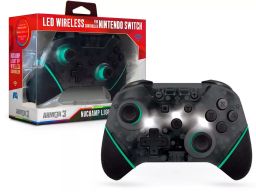 Armor3 NuChamp Nintendo Switch Fekete LED vezeték nélküli kontroller