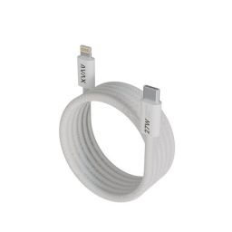 Avax CB611W MAGNETY 27W USB-C - Lightning Magnetic Charger 1m White