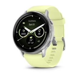Garmin Venu 4 45mm Silver with Citron Silicone band