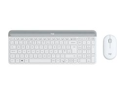Logitech MK470 Slim Wireless Keyboard and Mouse Combo Off-white UK