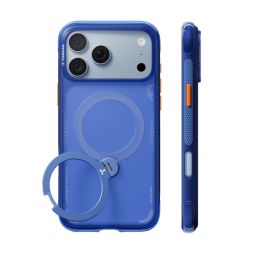 Torras Ostand Q3 Air case for iPhone 18 Pro Max Arctic Blue