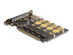 DeLock PCI Express x16 Card to 4 x internal NVMe M.2 Key M