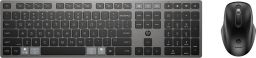 HP 720 Multi-Device Rechargeable Wireless Bluetooth Keyboard Combo HU Black