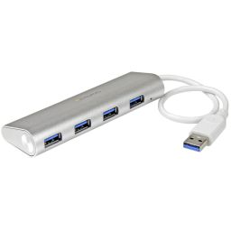 Startech 4-portos USB3.0 HUB Silver/White