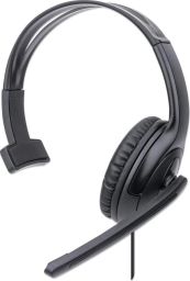 Manhattan Mono USB Headset Black