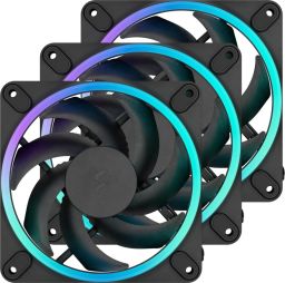 Fractal Design Momentum 12 RGB Black (3-pack)