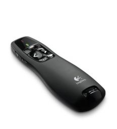 Logitech R400 Laser Presentation Remote Red Laser Black