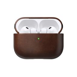 Nomad Modern Leather Case (Horween) for Airpods Pro 3 Rustic Brown
