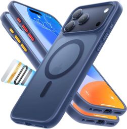 Torras Guardian Magnetic case for iPhone 17 Pro Navy Blue