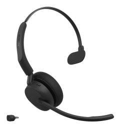 Jabra Evolve3 45 UC Mono Link 390c Wireless Bluetooth Headset Black