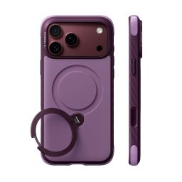Torras Ostand Q3 Rugged case for iPhone 18 Pro Max Plum Purple