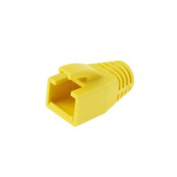 ACT RJ45 boot for 8.0 mm cable 25db Yellow