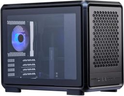 COOLER MASTER Ház Mini-ITX/Micro-ATX MasterFrame 400 Mesh Black, Tápegység nélkül, fekete