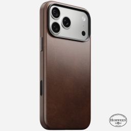 Nomad Traditional Leather Case (Horween) for iPhone 18 Pro Max/17 Pro Max Rustic Brown