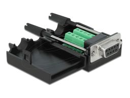 DeLock D-Sub9 female to Terminal Block with Enclosure