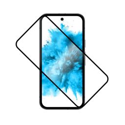 FIXED teljes képernyőt védő edzett üveg Google Pixel 9a készülékhez, fekete