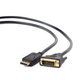 Gembird CC-DPM-DVIM-1M DisplayPort to DVI-D  Dual Link 24+1 adapter cable 1m Black