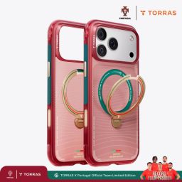 Torras Ostand Q3 Air World Cup Limited case for iPhone 17 Pro Red