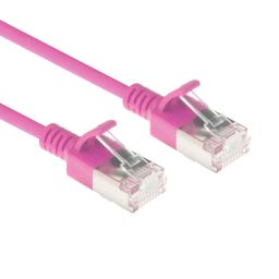 ACT CAT6A U-FTP Patch Cable 5m Pink