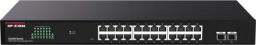 IP-COM Switch Menedzselhető - G2226F (24x1Gbps + 2x1Gbps SFP;  52Gbps; Rack)