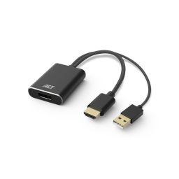 ACT HDMI to DisplayPort adapter 4K@60Hz Black