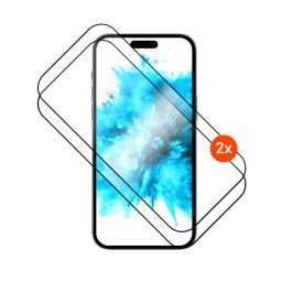 FIXED teljes képernyőt védő 2,5D edzett üveg Apple iPhone 17 Pro Max készülékhez, 2drb, fekete